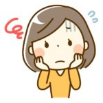困る女性