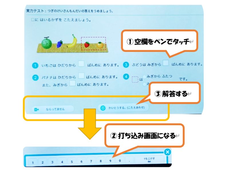 RISU算数の実力テストの写真